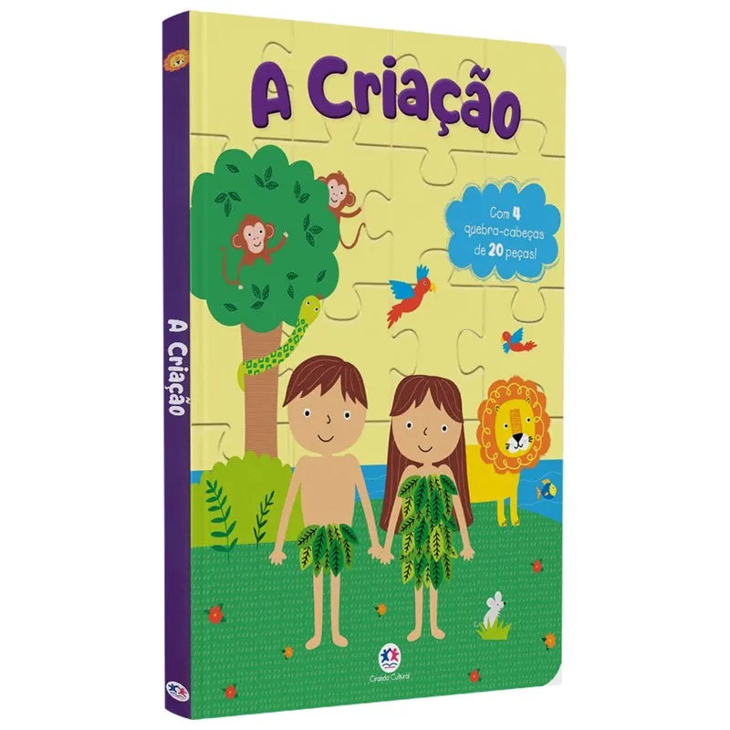A Criação | Com 4 Quebra-Cabeça de 20 peças