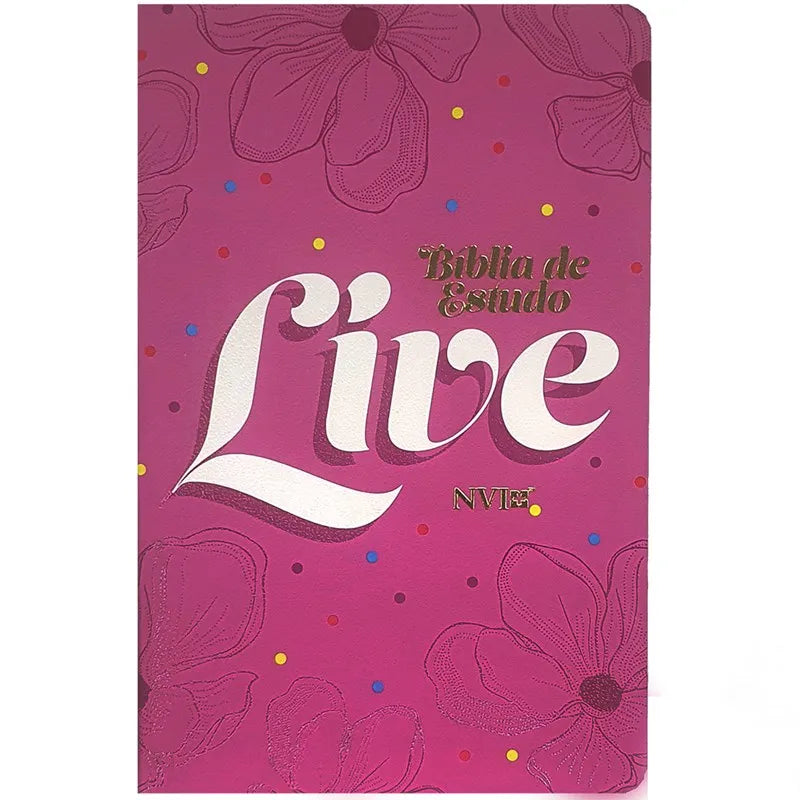 LIVE Study Bible | NIV | Medium Print | Live Bloom Deluxe Cover