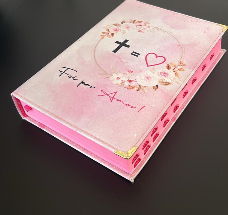 Biblia NTLH Circulo Floral Foi Por Amor