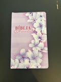 Biblia ARC Borda Floral Orquidea Lilas