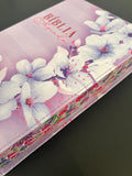 Biblia ARC Borda Floral Orquidea Lilas