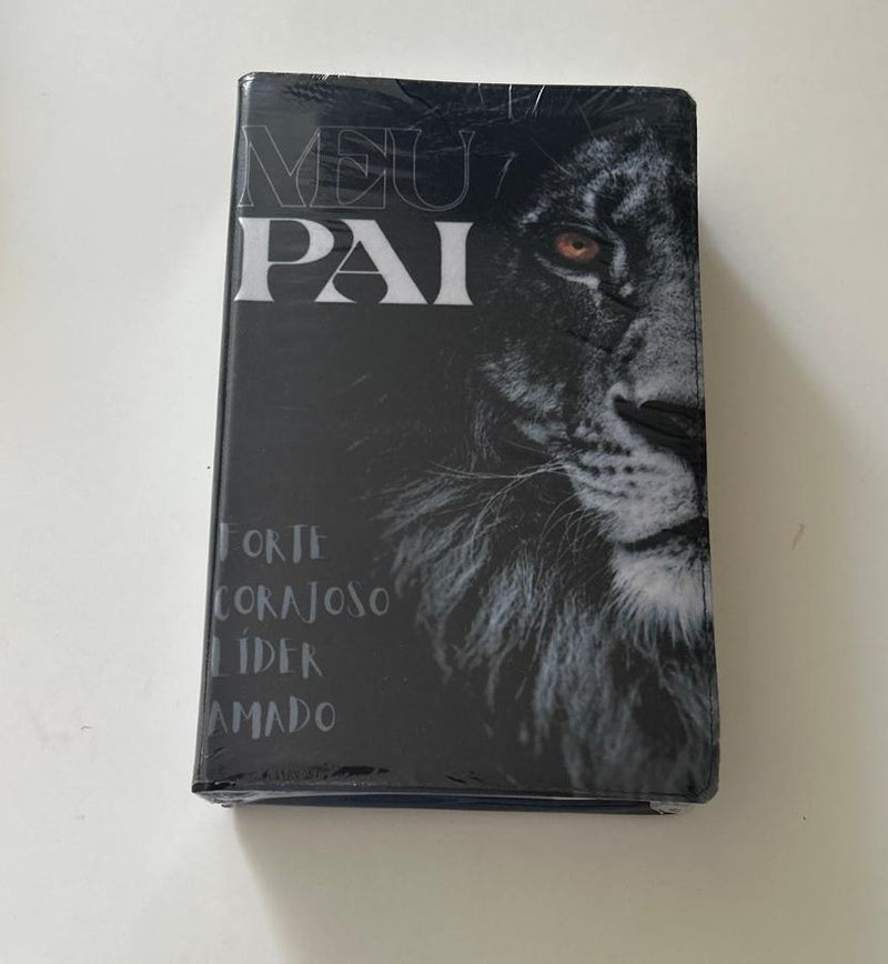 Biblia ARC Leao Meu Pai com Harpa