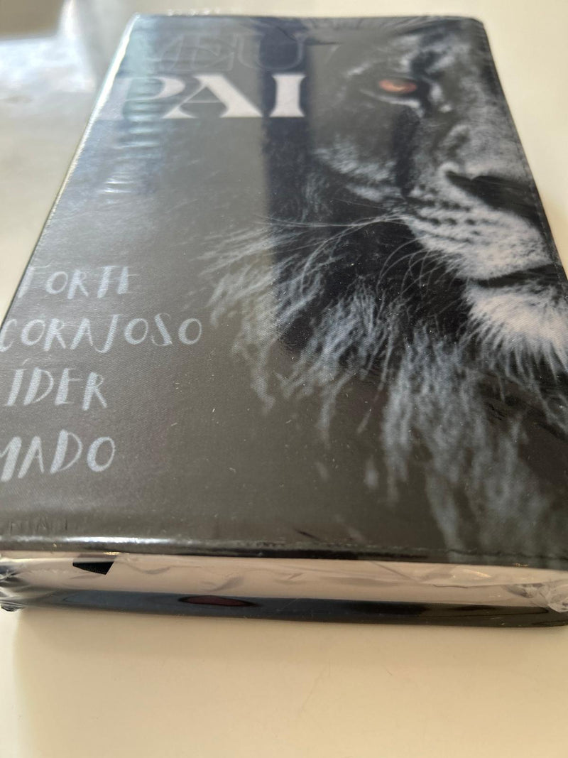 Biblia ARC Leao Meu Pai com Harpa