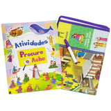 Livro + Tapete Bíblico Procure e Ache